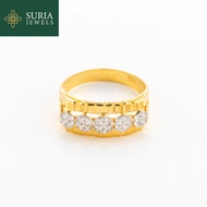 SURIA JEWELS | 2C Cincin Diamond Cut (EMAS 916/22K)