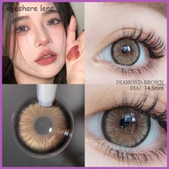 ✸ ❀ ● Eyeshare Contact lens with grade 0.0~-10.00 Diamond Brown/Gray doll eyes Contact Makeup Lens