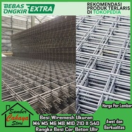 Besi Wiremesh Wire Mesh Ukuran m4 m5 m6 m8 m10 210 x 540 Wermes Rangka
