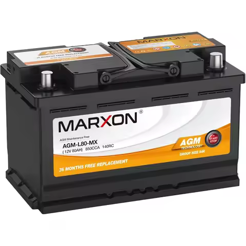 Group 94R H7 L4 Start and Stop Car Battery 12V 80AH 850CCA AGM BCI94R Maintenance Free Automotive Re