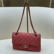 Chanel cf23 粉金荔枝皮口蓋包