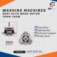 100%PURE COPPER KHIND/SHARP SEMI-AUTO WASH MOTOR 12MM-180W 12UF KHIND-82 /97(30-6961-05)/SHARP EST-1