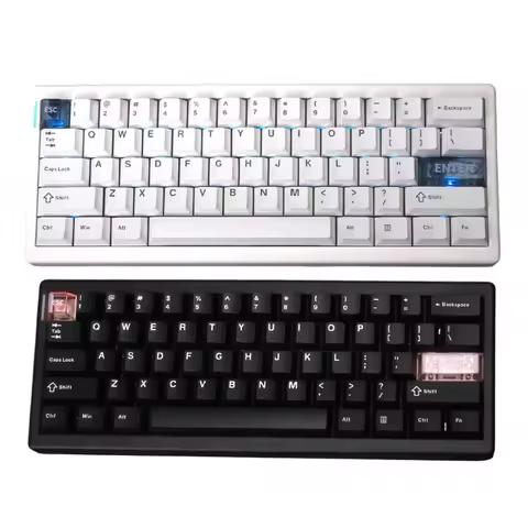 Best Seller QK61 V2 Hot Swappable 60% Mechanical Keyboard for Gaming and Typing with Backlights and 