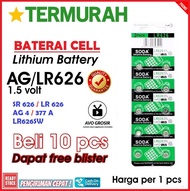 baterai LR626 SR626 AG4 377A cell battery LR 626 new import