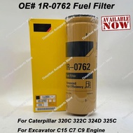 OE# 1R0762 1R-0762 Advanced High Efficiency Fuel Filter For C-aterpillar C-AT 320C 322C 324D 325C Ex