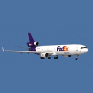 1:100 ∮ Fedex Md-11 Cargo Transporter Airplane Paper Model Assembled Simulation Ornaments Collec