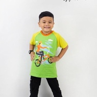 new baju kaos anak 3 4 5 6 7 8 9 10 11 tahun laki-laki sepeda 10 murah