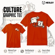MERAH HESLEY - [CTRL Z Brick Red/] Men's Distro Regular Full Cotton 24s Retro Skena Street Style Uni