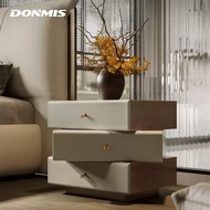 YISONG 360° Rotating Walnut Bedside Table 床头柜