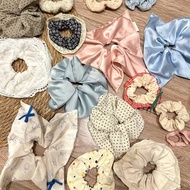 Female Mori Style Fabric Scrunchy Hair Ring Hair Rope Headdress High Elastic Hair Tie Hair Accessori