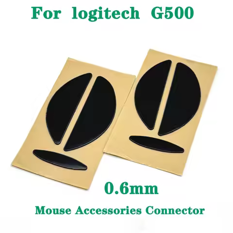 1set Black Mouse Feet Skates Pads for Logitech G304 G305 G PRO G303 G302 G602 G502 G500 G500 Mouse F