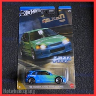 Hot wheels Honda Civic EK9 Type R Falken 2024 Speed Graphics Collection Series Hotwheels Honda Civic