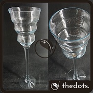 H40CM GLASS VASE 8011 CONTAINER FLOWER DECORATION FOR GROWING AQUATIC PLANTS PASU BUNGA KACA