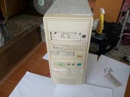 PENTIUM-166電腦,華碩主機板,大孔鍵盤,含,2.1G硬碟,網路卡,dos 有3組ISA,共3台