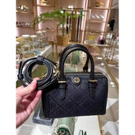 Tory Burch Mini T Monogram Barrel Bag