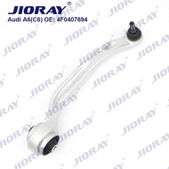 JIORAY Front Lower Right Suspension Control Arm Curve For Audi A6 4F2 4FH 4F5 A6L C6 4F0407694 4F040