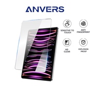 Anvers 2024 iPad 9H Tempered Glass Screen Protector for IPad Pro 13", Pro 11", Air 12.9", Air 6 10.9" -Anti-fingerprint