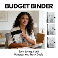Budget Binder Book Planner with Envelopes Cash Savings Challenges Budget Binder 2.5k 5k 10k