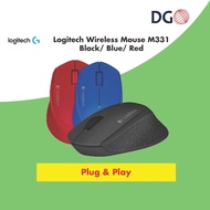 LOGITECH WIRELESS MOUSE M331 BLACK/BLUE/RED
