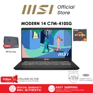 MSI Modern 14 C7M-410SG Laptop / AMD Ryzen 5 7430U / Radeon Graphics / 14" FHD / 16GB RAM / 512GB SS