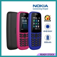Original Phone Nokia Malaysia105 (2019) With dual-SIM Card Slots Version Long Lasting Battery Feature Handphone