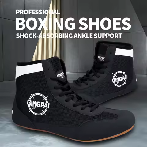 Authentic Wrestling Shoes Men Women Training Shoes Sneakers Professional Boxing Shoes Fitness Weight