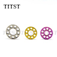 TITST Titanium Washer M6 M8 M10 Spacer Nine HoleGaskets for Bike Motorcycle Car