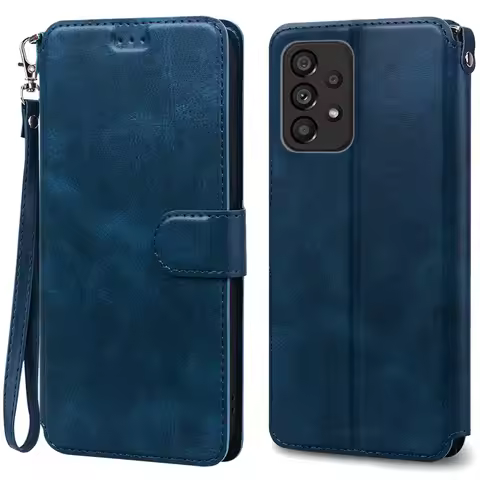 A73 A33 A53 5G Case For Samsung Galaxy A53 Case A536B Leather Wallet Flip Case For Samsung Galaxy A3