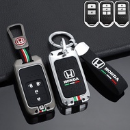 honda Car Key Cover For Honda Civic CRV BRV City Accord 2014 to 2020 2024 alloy Key Case Keyless hon