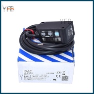 LX-101รหัสสี Sensor Photoelectric Switch Sensor RGB Color Digital 3 LED Mark Sensor - NPN-2M สาย100 