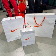paper bag doorgift goodies bag Nike/Nike Direct Store Counter Shopping Paper Bag Big LOGO White Cowh