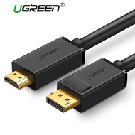 Ugreen 4K Displayport to HDMI Adapter Cable DP Male to HDMI Male Converter Video Audio Cable 2m 3m f