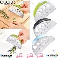 BACKSTR Herb Cutter Stripper, 7 Holes Stainless Steel Vanilla Vegetable Greens Leaf Remover,  2 in 1