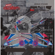 Yamaha Byson motorcycle transparent sticker, Byson transparent striping, Byson transparent decal, uv