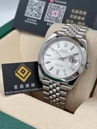 [SOLD OUT]二手 USED  ROLEX 勞力士 DATEJUST 126300 銀色 2019年卡 保養到2027年1月 全套 FULL SET
