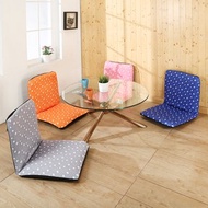 [特價]【BuyJM】加大繽紛泡泡六段折疊和室椅(寬51公分) 藍色