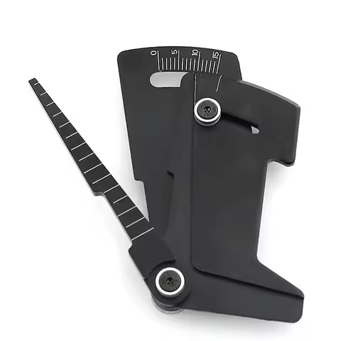 Adjustable Ruler Adjusting RC Car Height & Wheel Rim Camber 15 degrees Hobby Tools CNC For RC Car 1/