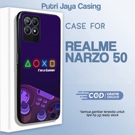 Case Hp REALME NARZO 50 Motif AESTHETIC GAMER 07 Casing Hardcase Softcase AESTHETIC Premium Cool Acc