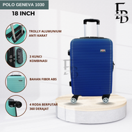 Koper 18 inch Polo Lock Ukuran kabin – koper polo - koper promo - koper kecil – koper anak - Tas Tra