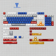 TITANNATION | Gundam V2 Themed Keycaps Nucleus Height Side Light Permeability Heat Sublimation Magne