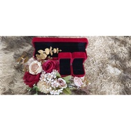 hantaran kahwin cincin & gelang siap gubah