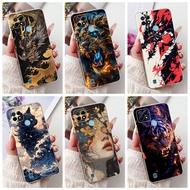For Realme C21Y C25Y C21 New Cool Dragon Phone Casing RealmeC21 C 21Y C25Y Soft Silicone TPU Case