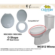 Claytan WC612 Winne / WC4505D Lisa / WC3100 Lavez - Toilet Seat Cover Replacement   WSC35E9 #TM / WSC35E0 #B