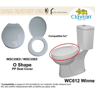 Claytan WC612 Winne / WC4505D Lisa / WC3100 Lavez - Toilet Seat Cover Replacement   WSC35E9 #TM / WS