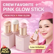 GLINT Stick Highlighter, Pink Beam Glow Cream Highlight Stick
