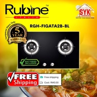 SYK (FREE SHIPPING GLASS WARRANTY 5 YEAR) Rubine Hob RGH-FIGATA2B-BL Built In Gas Hob Gas Stove Kitc