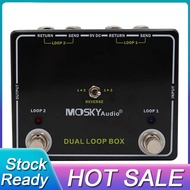 【JJL】- Audio Dual Loop Box Guitar Effect Pedal 2 Loop Electric Guitar Accessories