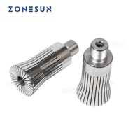 ZONESUN Cappingหัวสำหรับใหม่น้ำหอมหมวกจีบเครื่องCaperโลหะหมวกกดเครื่องCappingเครื่อง