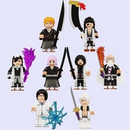 Kurosaki Ichigo Unohana Retsu Yamamoto Lovely Cartoon Anime Building Blocks Toys For Children Minifi