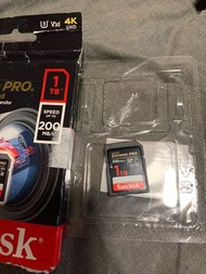 Sandisk extreme pro sdxc sd card 1TB 200MB/s